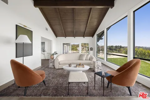 a outdoor space with furniture