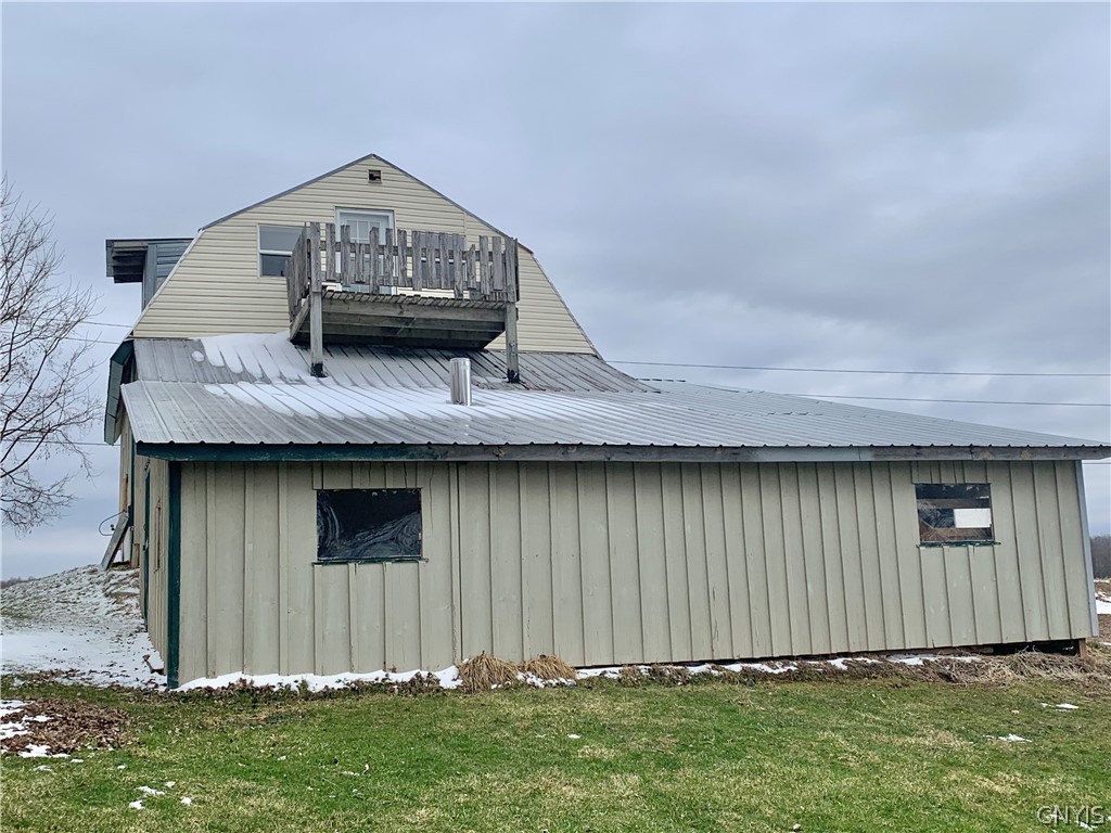 3403 Burke Road Vernon, NY 13477 - Photo 35 of 42 The rear side of the barn. The sitting porch comes