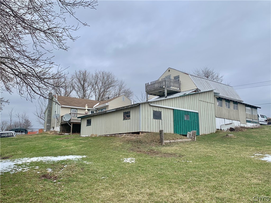 3403 Burke Road Vernon, NY 13477 - Photo 36 of 42 View of both the house and barn from the back corn