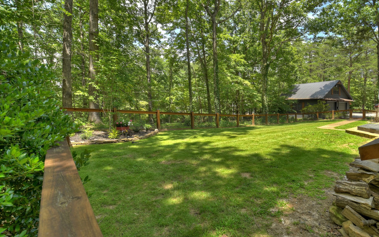 31 Redbird Trail Blue Ridge, GA 30513 - Photo 30 of 70 a view of a backyard with a garden
