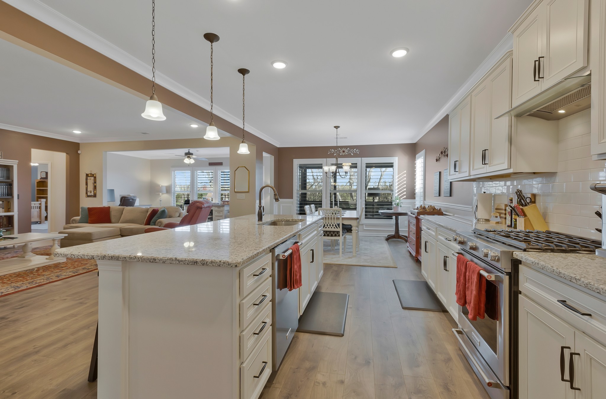 2132 Loudon Hill Spring Hill, TN 37174 - Photo 14 of 54 a kitchen with stainless steel appliances granite countertop lots of counter top space