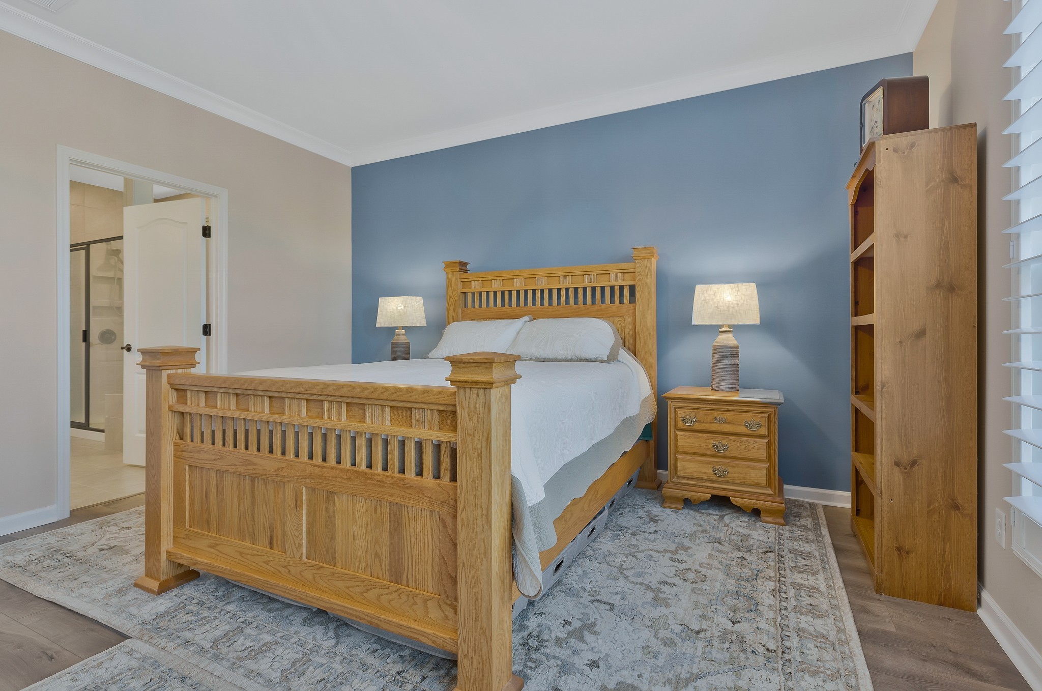 2132 Loudon Hill Spring Hill, TN 37174 - Photo 23 of 54 a bedroom with a bed and wooden floor