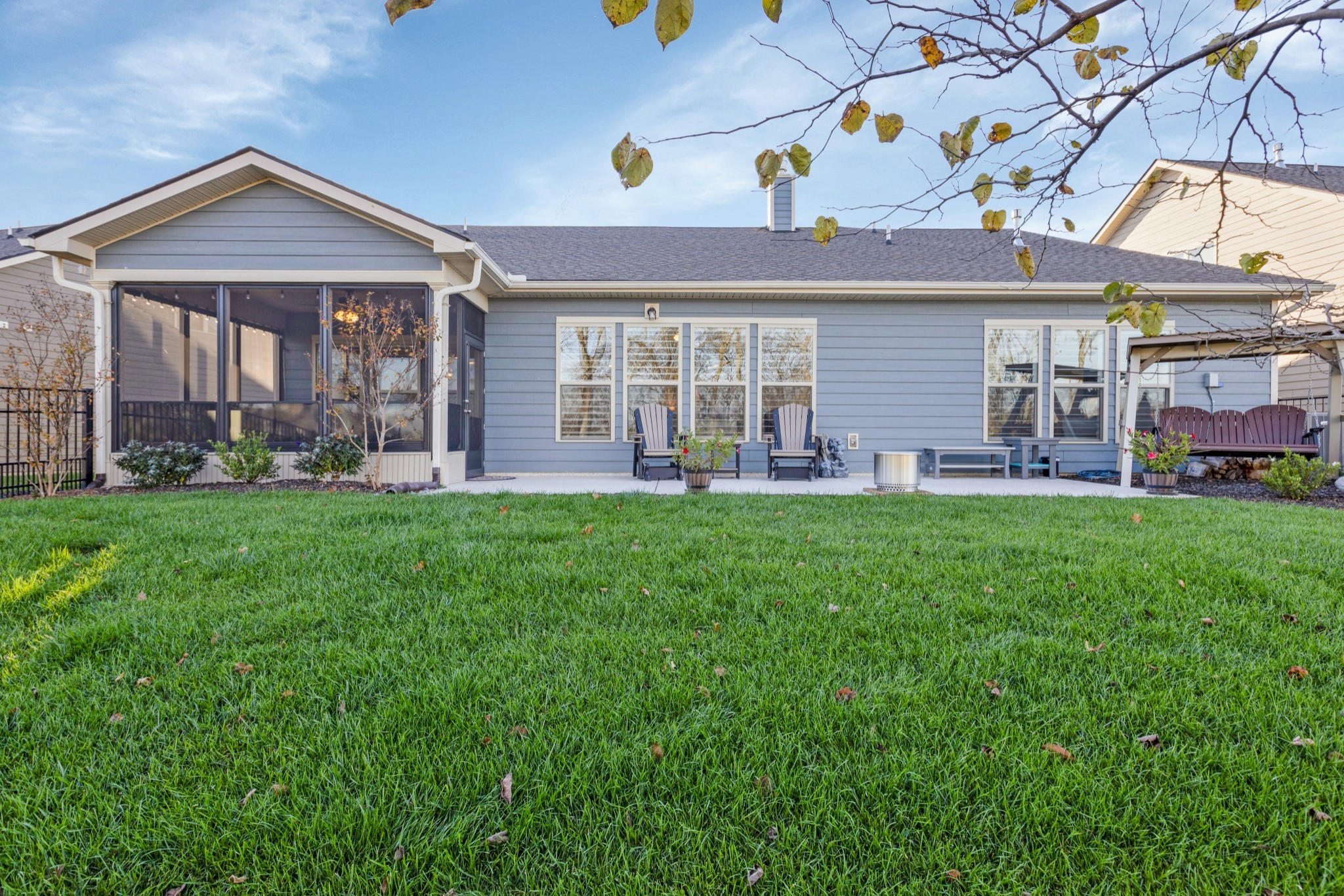 2132 Loudon Hill Spring Hill, TN 37174 - Photo 40 of 54 a front view of a house with garden and porch