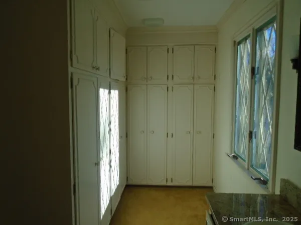 a view of closet area