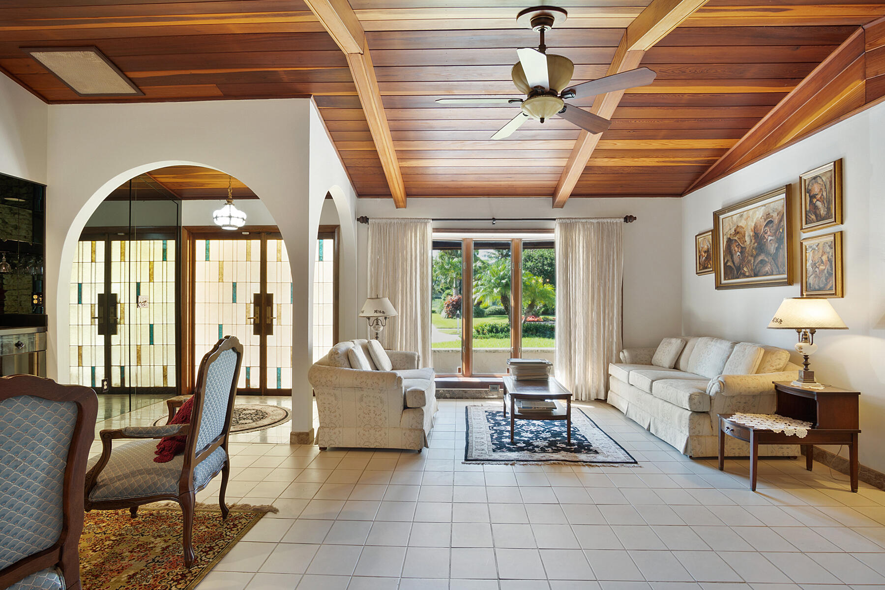 1421 Southwest 21st Lane Boca Raton, FL 33486 - Photo 6 of 39 Living Room opens to Entry Foyer
