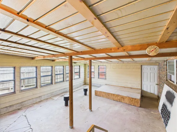 a view of an empty room