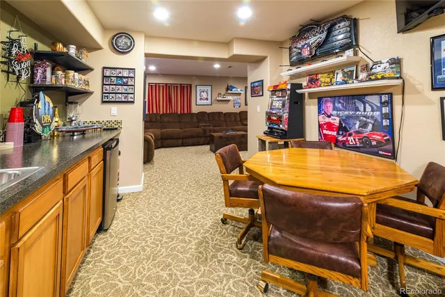 a room with lots of furniture and entryway