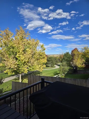 a view of lake from balcony
