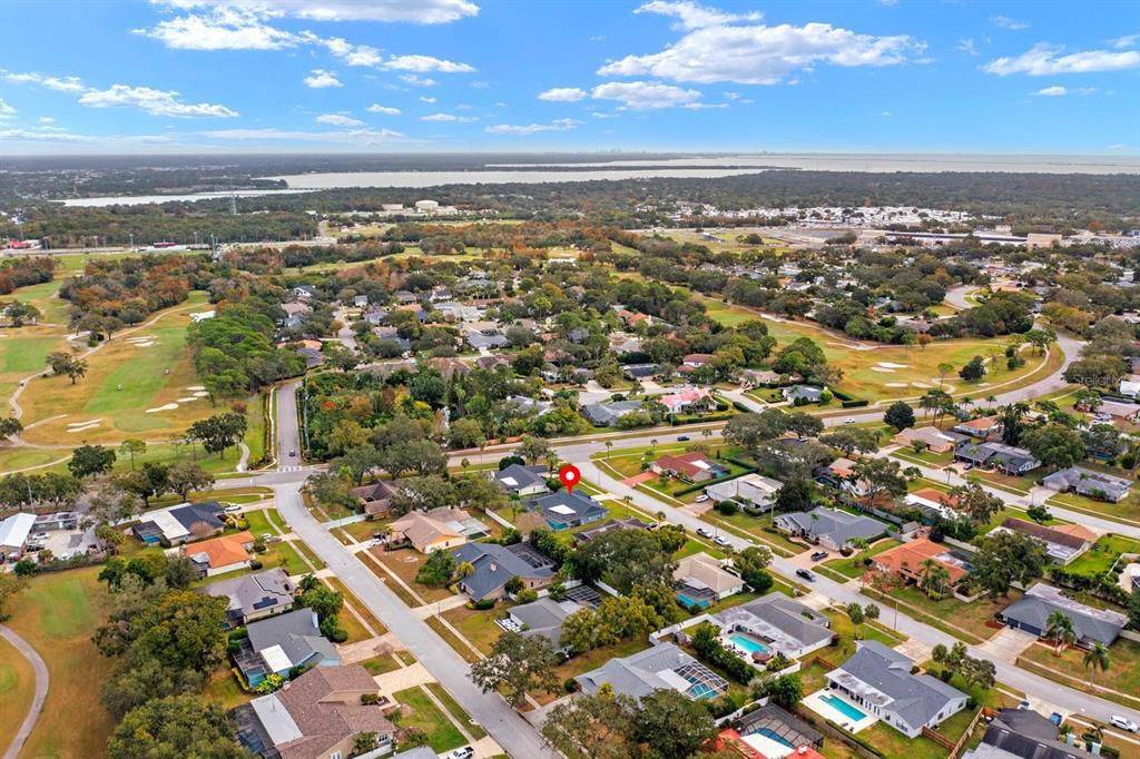2850 Landover Drive Clearwater, FL 33761 - Photo 32 of 33 an aerial view of residential building with parking