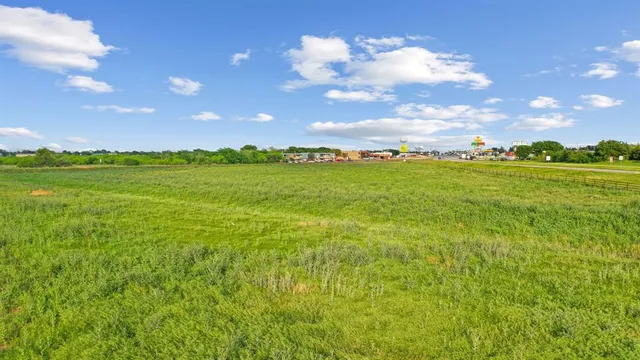 a view of an ocean and lots of trees