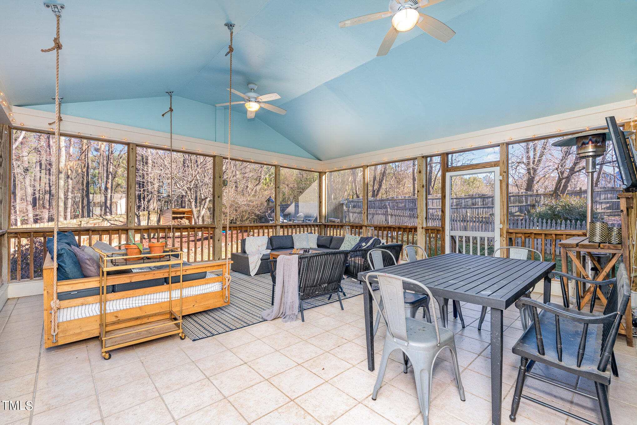 8516 Metronome Lane Raleigh, NC 27613 - Photo 5 of 25 a view of a dining room with furniture water view and mountain view