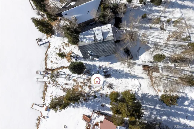 a view of lake and mountain