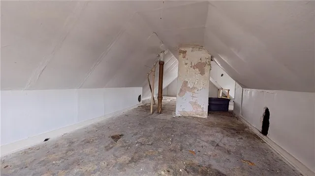 a view of a big room with fireplace