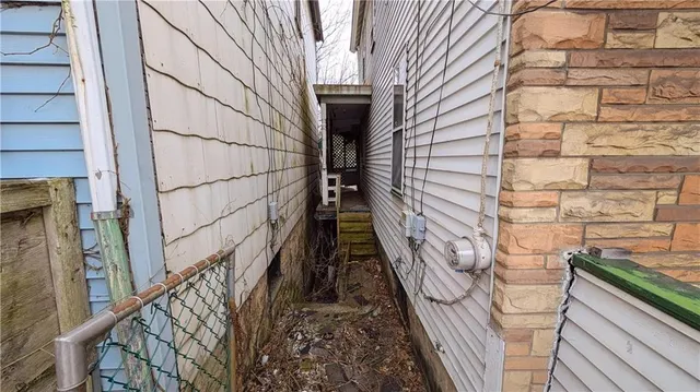 a view of pathway along with building