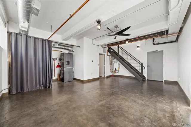 a view of storage and utility room