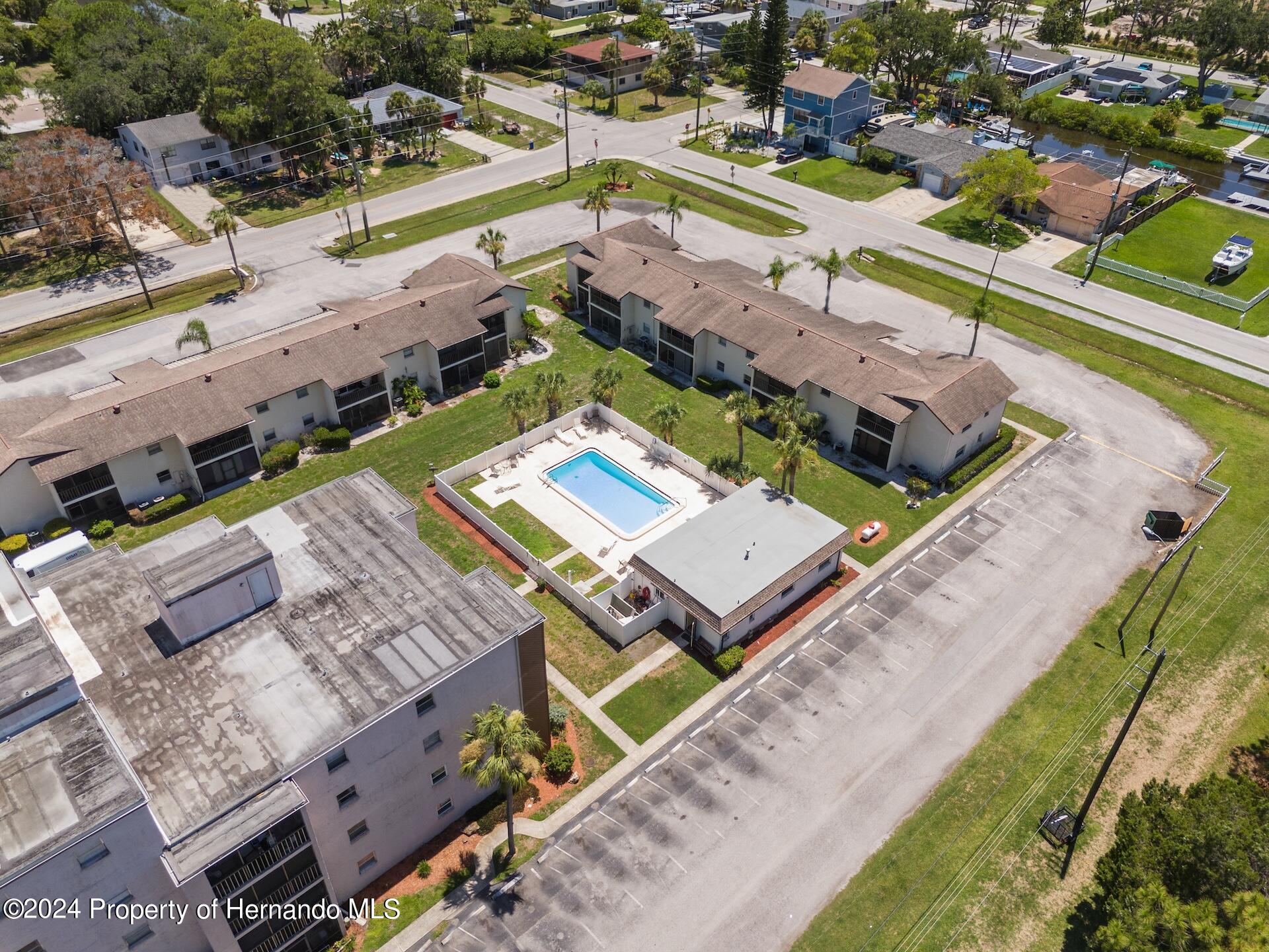 5541 Bay Boulevard Port Richey, FL 34668 - Photo 20 of 22 an aerial view of a house with a garden