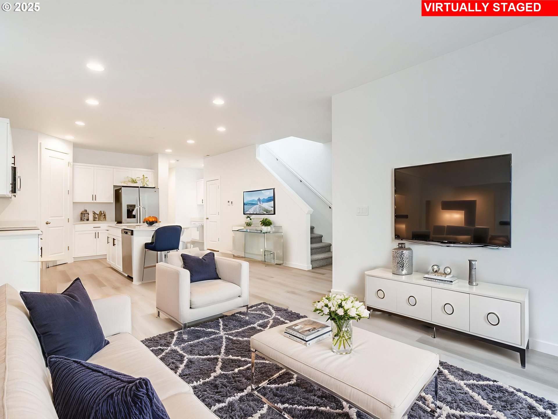 2125 Southwest 5th Place Battle Ground, WA 98604 - Photo 12 of 36 a living room with furniture and a flat screen tv