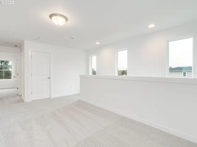 an empty room with window