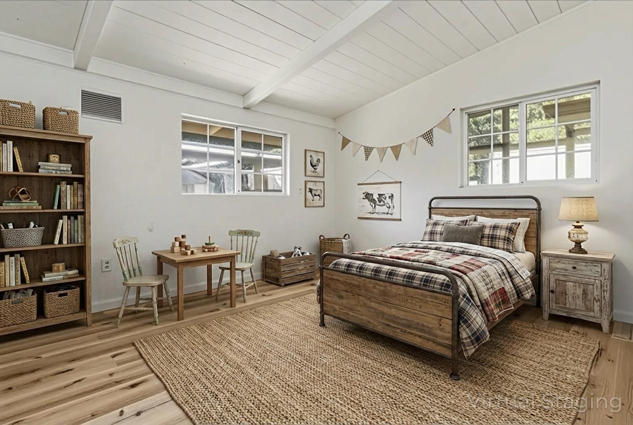 8653 Hidden Valley Road Mountain Ranch, CA 95246 - Photo 20 of 41 a bedroom with a bed furniture and a window