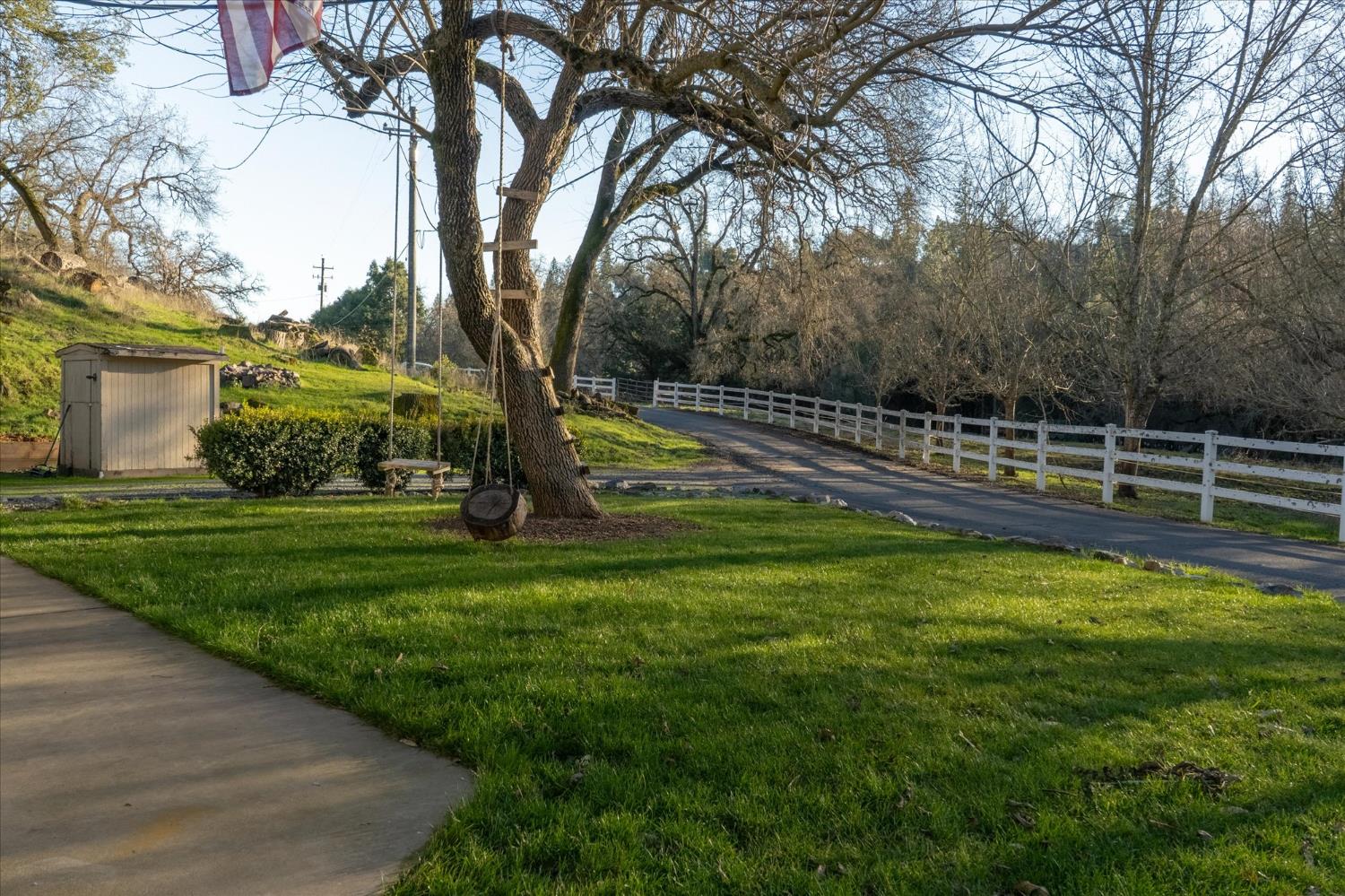 8653 Hidden Valley Road Mountain Ranch, CA 95246 - Photo 36 of 41 a view of a park with large trees