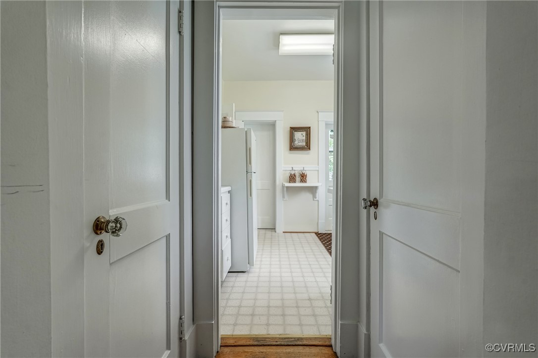 4101 Crestwood Road Richmond, VA 23227 - Photo 16 of 48 a bathroom with a glass door shower