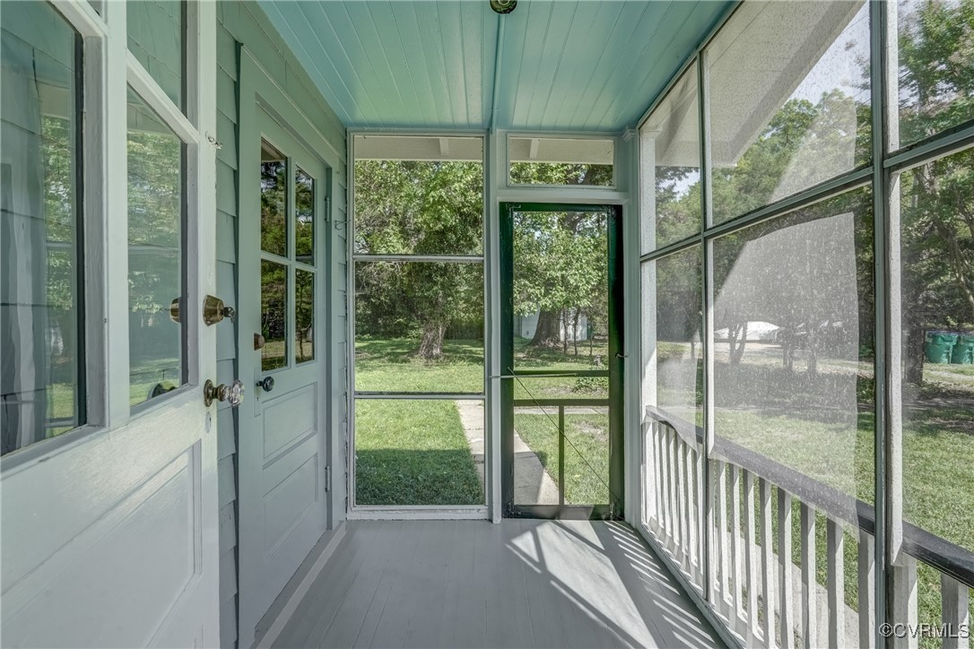 4101 Crestwood Road Richmond, VA 23227 - Photo 37 of 48 a view of a glass door and the balcony