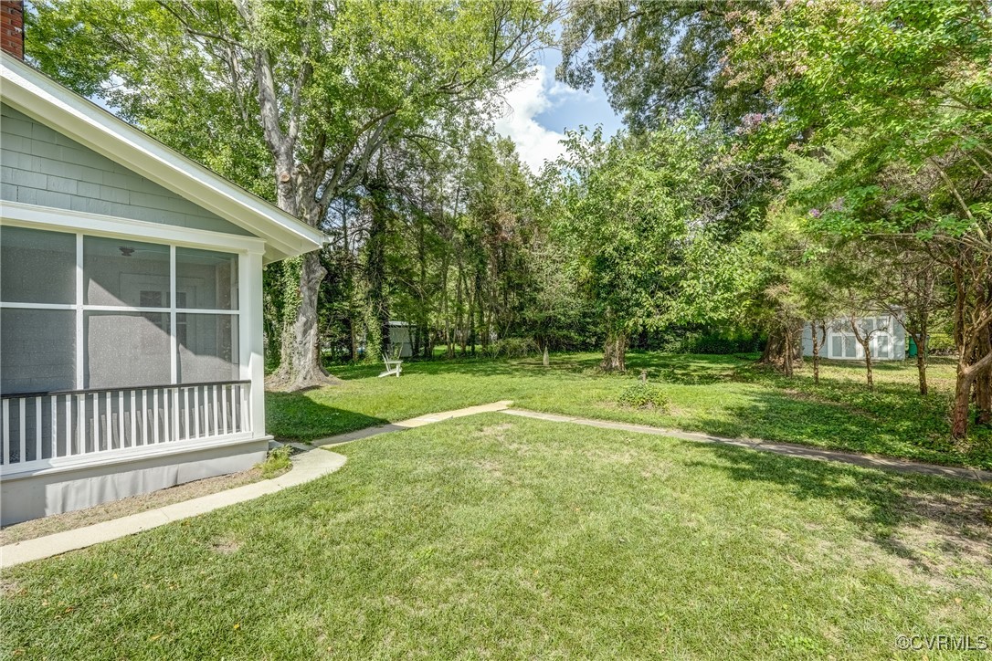 4101 Crestwood Road Richmond, VA 23227 - Photo 39 of 48 a view of a house with a backyard