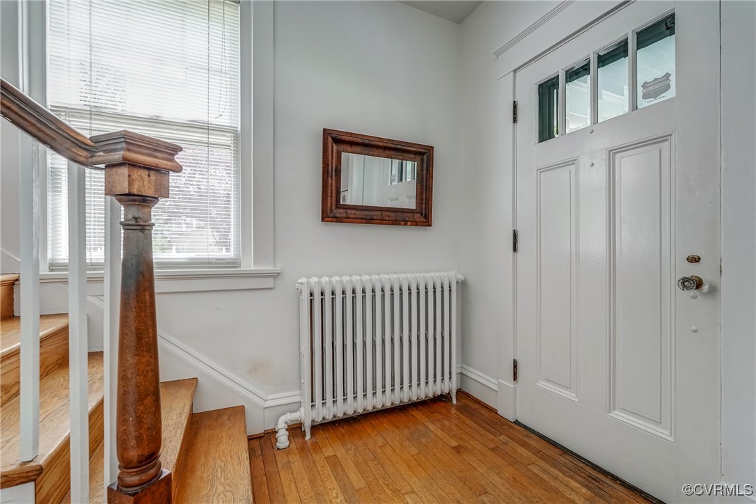 4101 Crestwood Road Richmond, VA 23227 - Photo 9 of 48 a view of a hallway with wooden floor and entryway