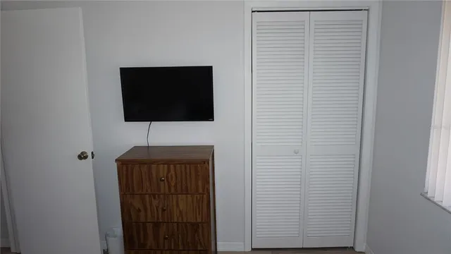 a front door view of a room