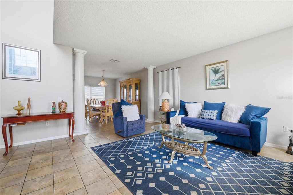 547 Brighton Court Kissimmee, FL 34758 - Photo 5 of 36 a living room with furniture and a couch