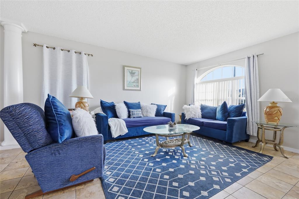 547 Brighton Court Kissimmee, FL 34758 - Photo 6 of 36 a living room with furniture and a rug