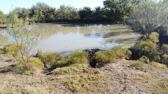 a view of a lake in middle of forest