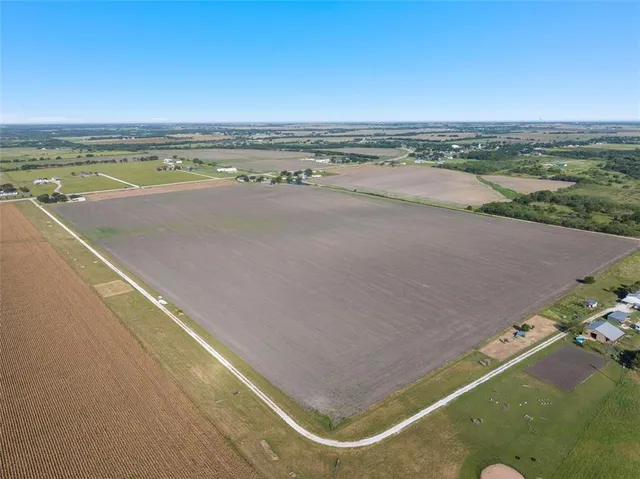 an aerial view of a ocean beach
