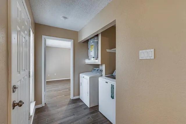 a room with storage and utility