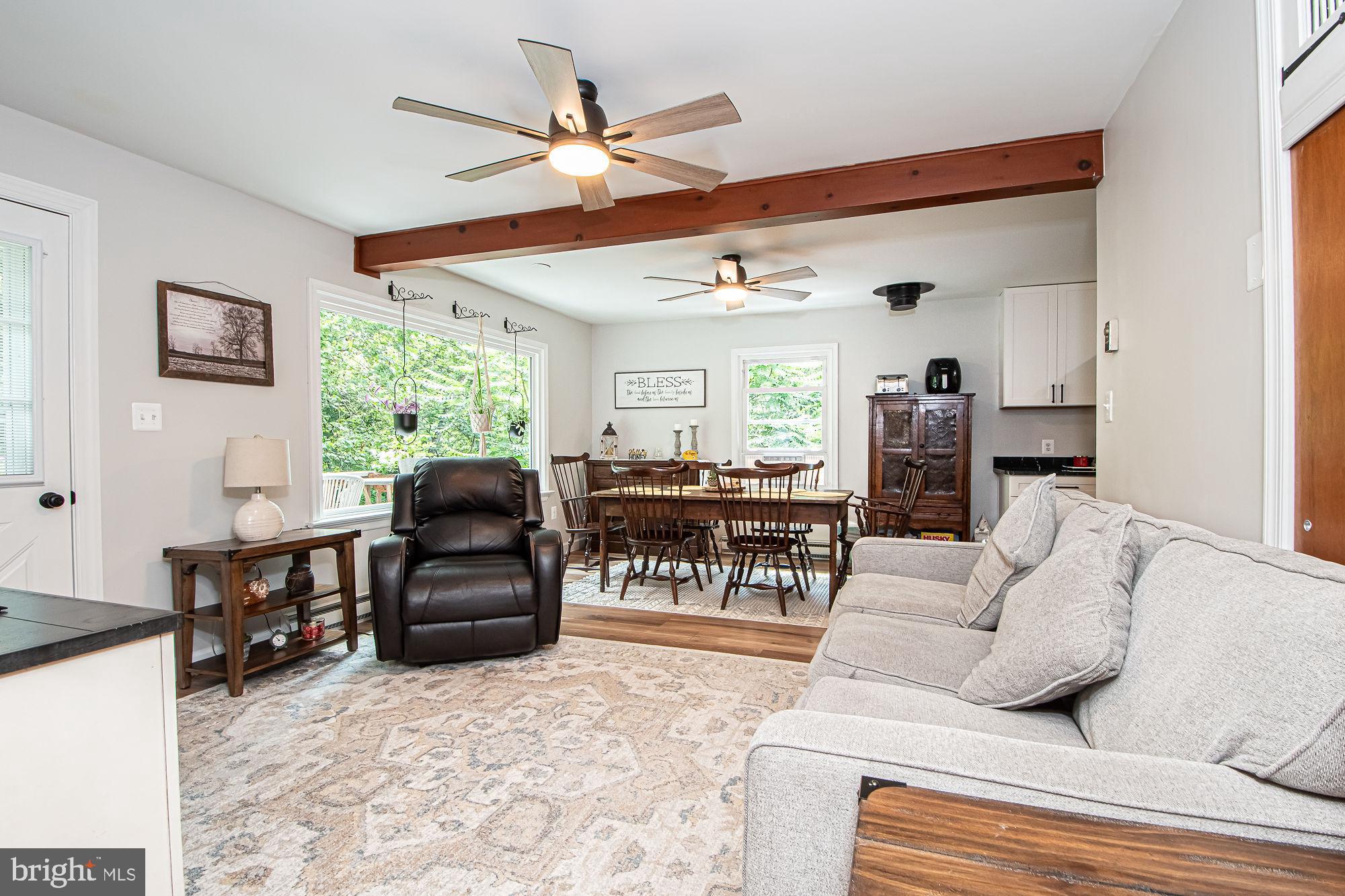 61 Mt Marshall Road Washington, VA 22747 - Photo 33 of 54 a living room with furniture and a large window
