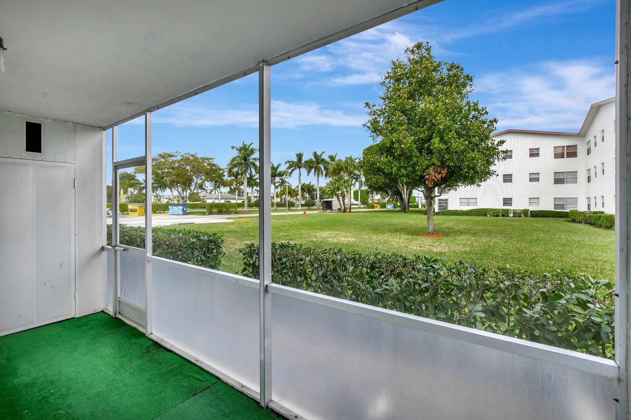 296 Fanshaw H Boca Raton, FL 33434 - Photo 5 of 74 Patio View