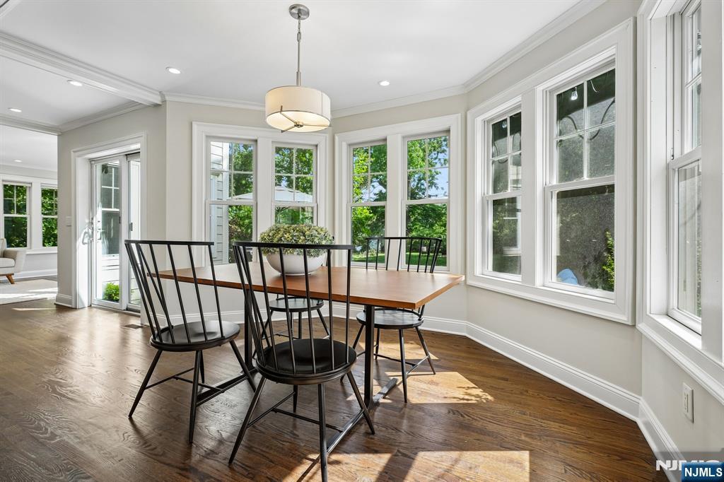 11 Mt Vernon Road Montclair, NJ 07043 - Photo 12 of 49 a view of a dining room with furniture window and wooden floor