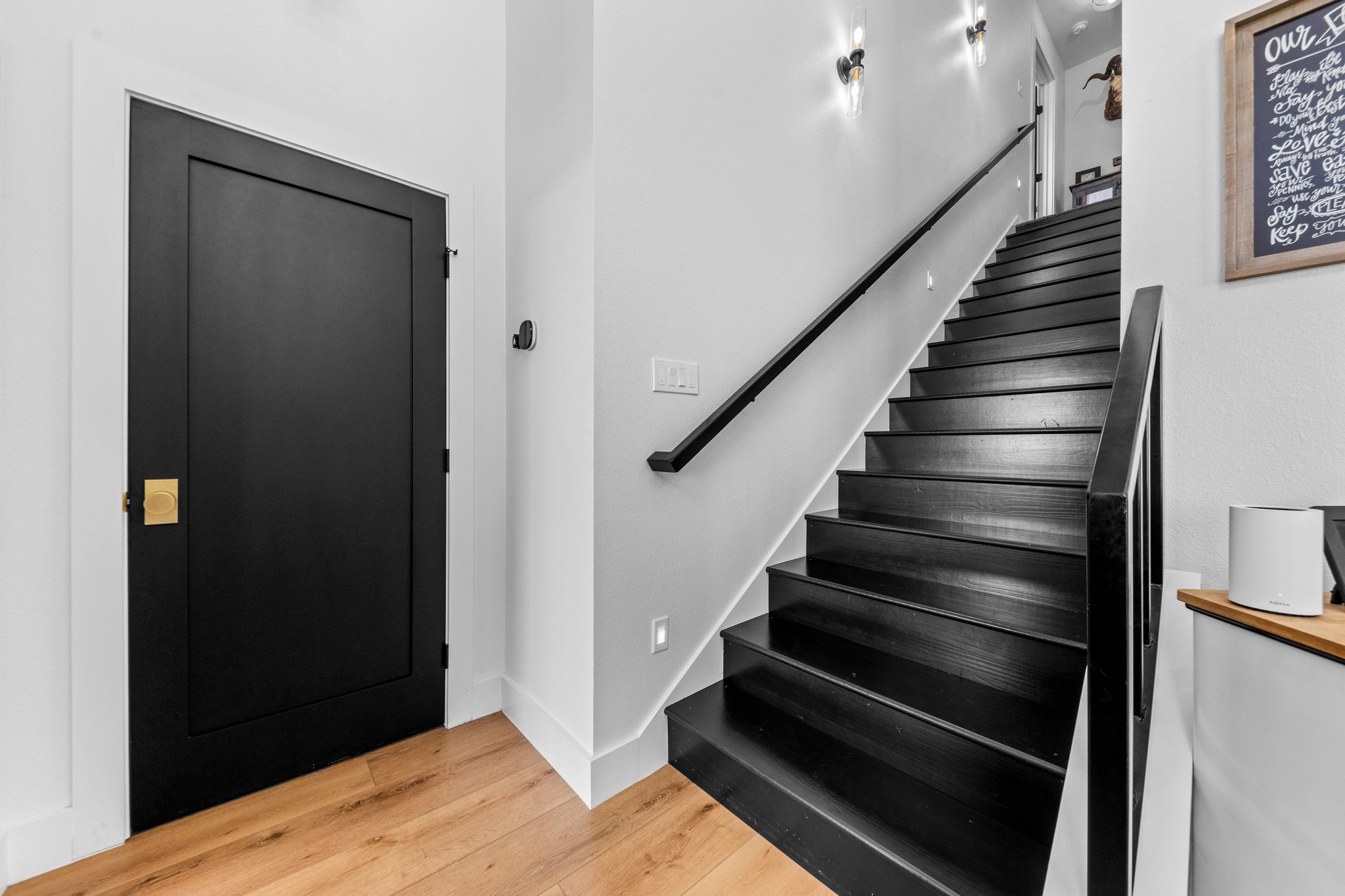 1800 Diamond Ridge Drive Lampasas, TX 76550 - Photo 15 of 40 Staircase with wood finished floors and baseboards