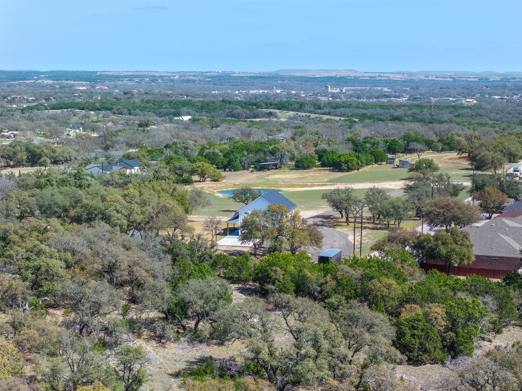 1800 Diamond Ridge Drive Lampasas, TX 76550 - Photo 38 of 40 Aerial view of a forest