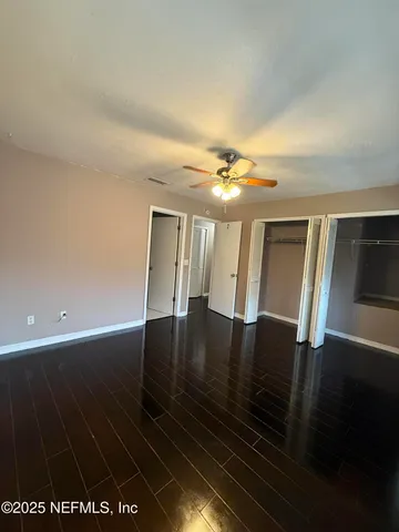a view of livingroom and hardwood