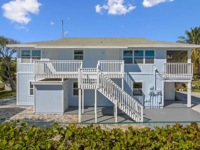 a view of a house with a balcony