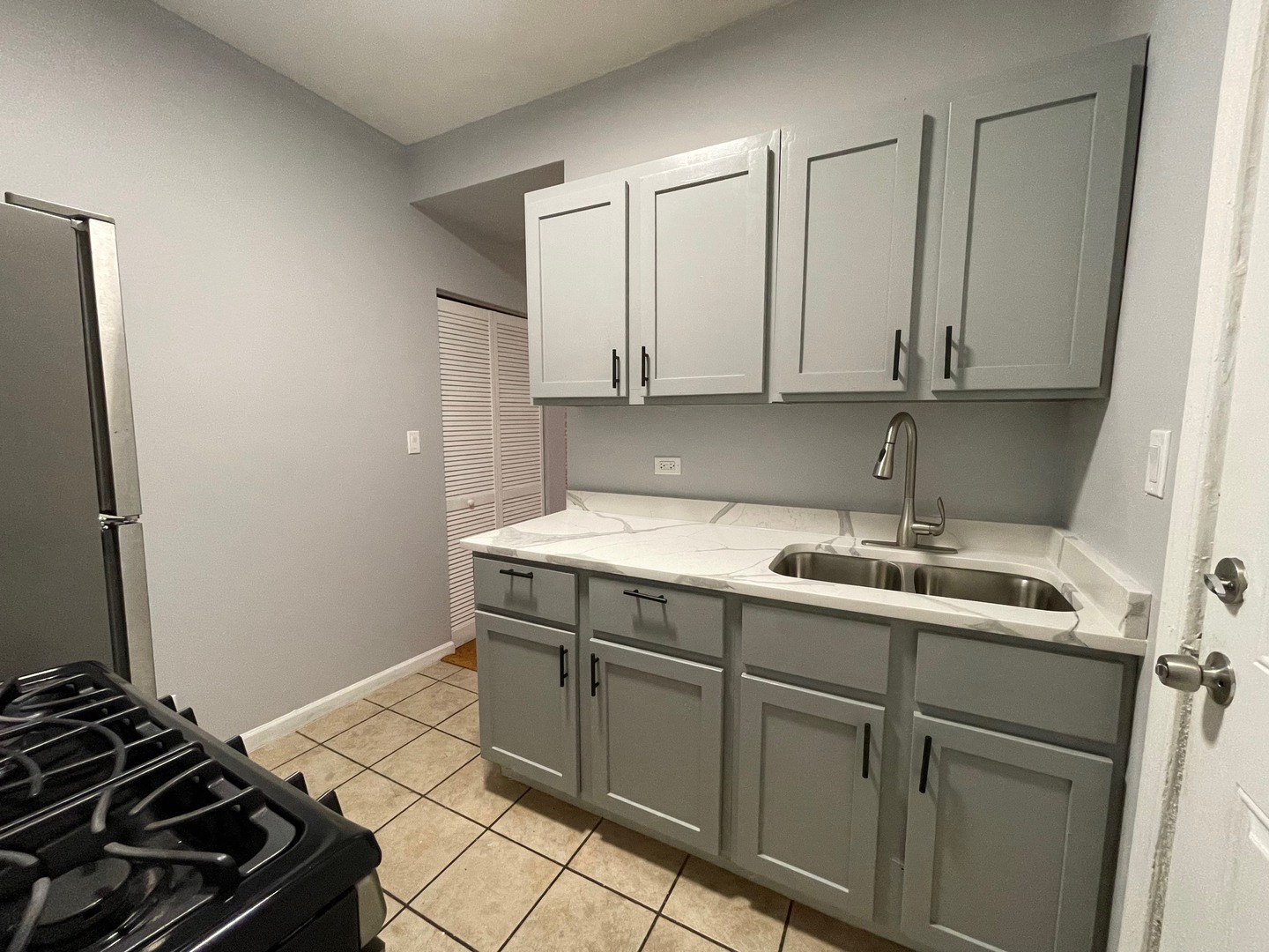 3937 West Division Street, Unit 1 Chicago, IL 60651 - Photo 5 of 11 a kitchen with a sink and cabinets