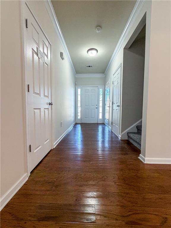 261 Potomac Drive Dallas, GA 30132 - Photo 15 of 76 a view of a hallway with wooden floor