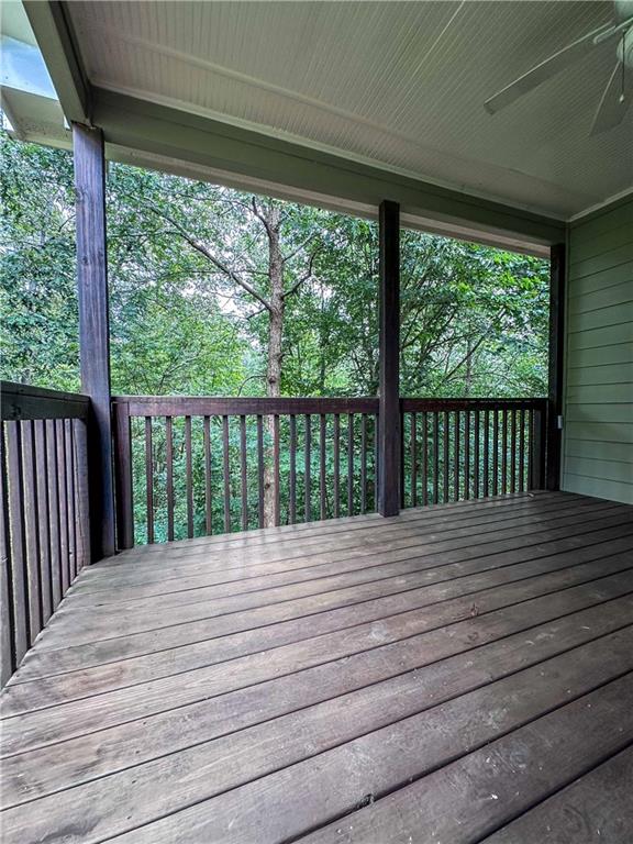 261 Potomac Drive Dallas, GA 30132 - Photo 50 of 76 a view of balcony with wooden floor