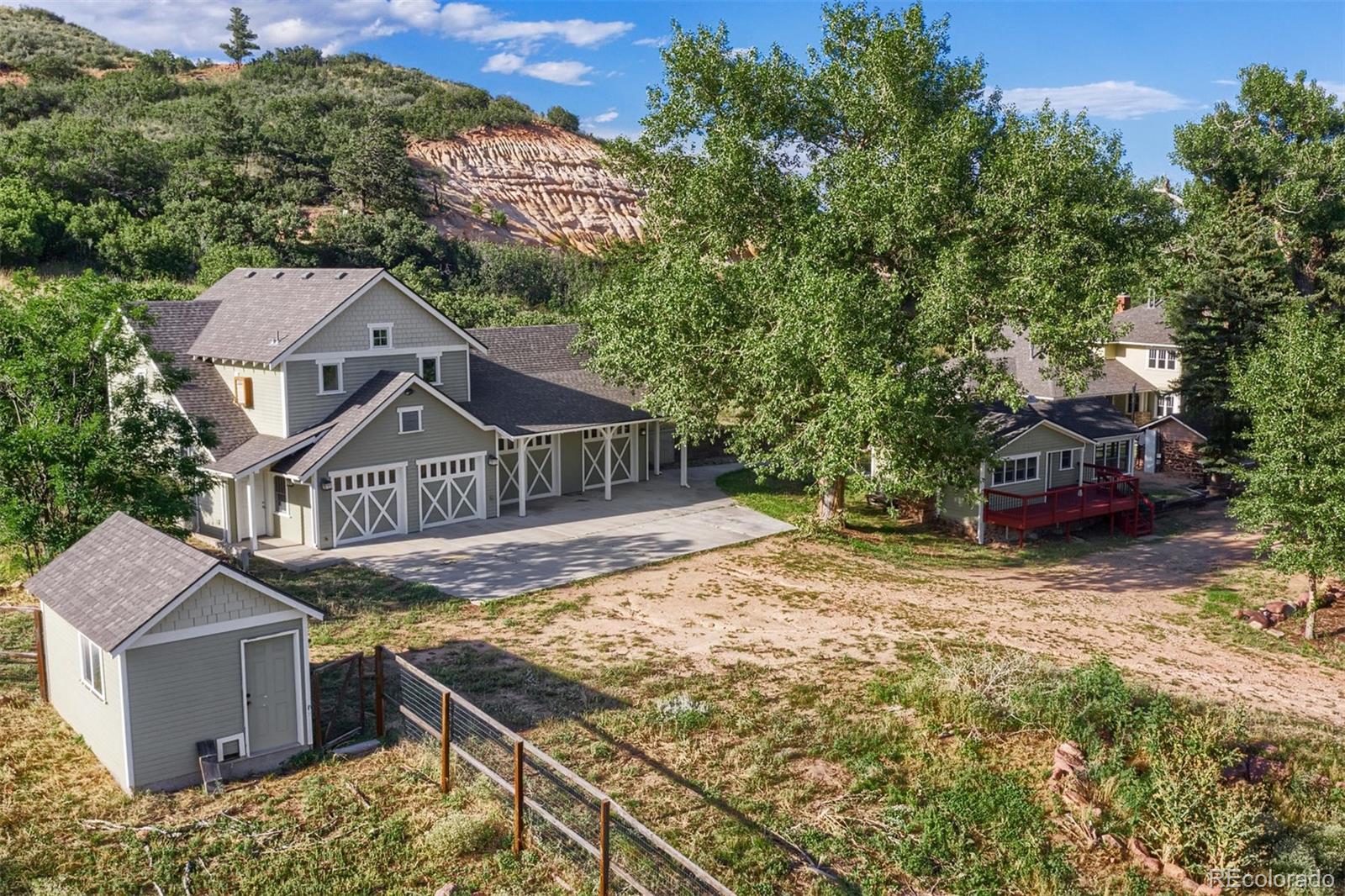 3045 Hay Creek Road Colorado Springs, CO 80921 - Photo 35 of 40 an aerial view of a house