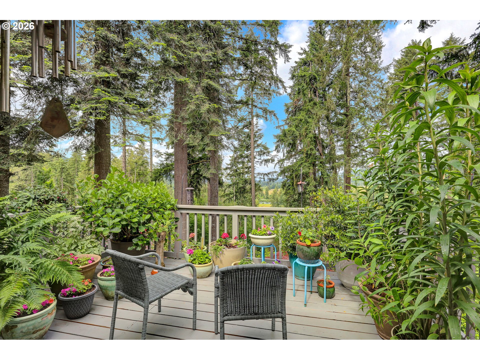 88108 Tiki Lane Springfield, OR 97478 - Photo 39 of 48 a view of a balcony with chairs