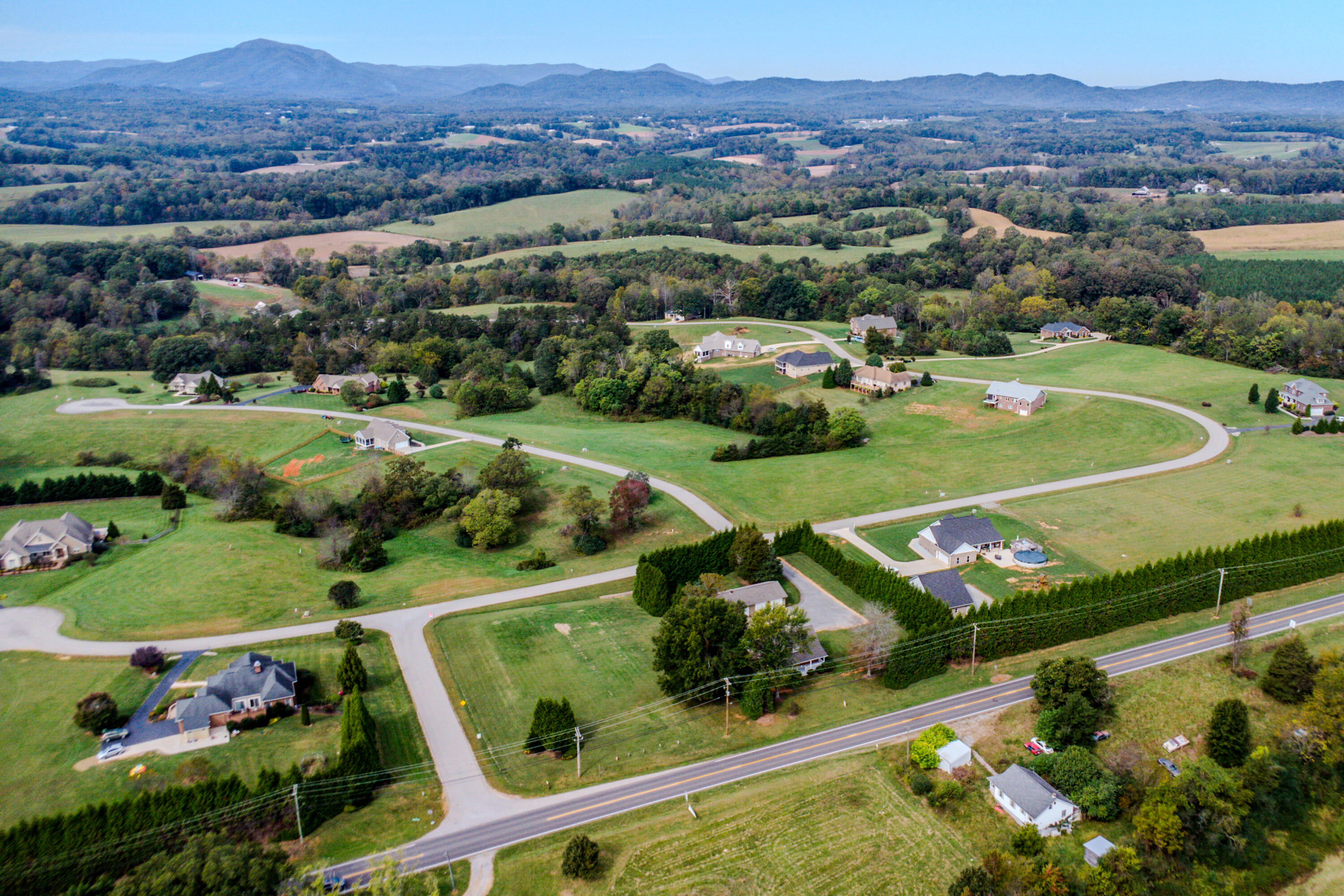 Lot 22 Nyle Ridge Road Wirtz, VA 24184 - Photo 3 of 8 an aerial view of a golf course with outdoor space