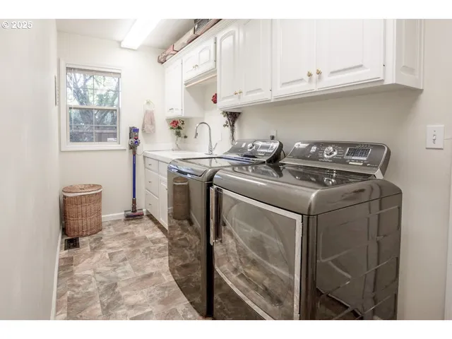 a view of a closet with storage