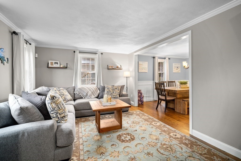 4 Robert Street Walpole, MA 02081 - Photo 12 of 37 a living room with furniture and wooden floor