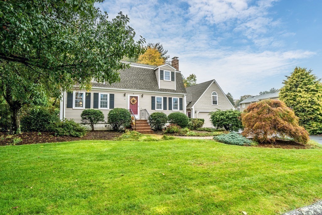 4 Robert Street Walpole, MA 02081 - Photo 28 of 37 a front view of house with yard and green space